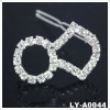 Wholesale 2011 Trendy rhinestone hair clip