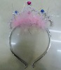 Wholesale fashion plastic feather tiara