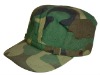 Wholesale plain flat green military cap/hat