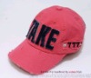 Wholesale plain red baseball caps/customized baseball caps/running cap sports cap