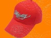 Wholesale cotton baseball cap hat red