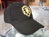 Wholesale cotton baseball cap hat black