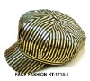 Wholesale stripe newsboy hat