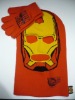 Wholesale Boy's knitted new style spider man party hat