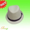 2011 New Natural straw fedora hat cap summer hats