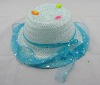 Wholesale girls straw hats/straw hats cap/children straw hats