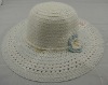 ladies church hats/ladies fancy hats/100% cotton knitted hat