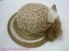 Lady straw beach hat