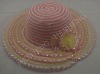 Wholesale ladies fashion felt hats/ladies polyester straw hat/fashion dobby hats