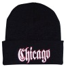 Wholesale 100% acrylic knitting hat with emboridery