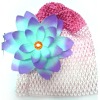 Wholesale crochet waffle beanies Hair holder/hair accessory
