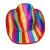Rainbow cowboy hat for gay pride
