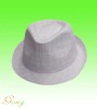 Wholesale 100% polyester Popular fedora hat