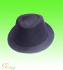 Wholesale 100% Cotton elegant trilby hat