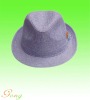 Wholesale Fashion Flax Fedora Hat