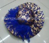 Wholesale unshaped feather hat