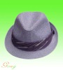 Wholesale 100% Cotton Classical trilby hat