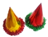 Wholesale Fringed Foil Party Hats:birthday party hats:carnival hats