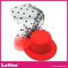 Wholesale Hibiscus mini top hat / fashion hair accessory / small hat