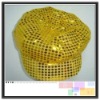 Wholesale yellow shining party hat