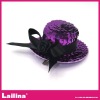 Wholesale hot selling Purple small straw hat