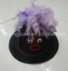 Wholesale penquin hat with purple feather