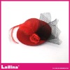 Wholesale hair ornament flower small wedding hat for hair jewelry