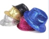 Wholesale party Fedora hat with sequin