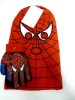 Wholesale Boy's knitted new style spider man funny retaining cap