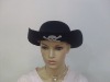 Wholesale black festival men party dress hats