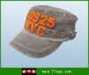 Washed Cotton Military Cap