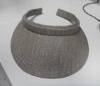 Cotton slub denim visor