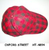 fashion checked baseball caps