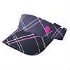 Wholesale checked sun visor cap
