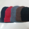 warm plain dyed knitted hats