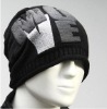 Wholesale Fashion acrylic knitted hat with print