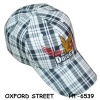 Wholesale checked baseball cap