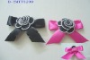 Wholesale Fashion ribbon and zipper flower iron brooch