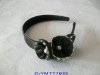 Wholesale Satin Covered Black Hair Tie