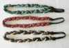 Wholesale Ethnic Flavor Hand Made Headband with Wood Beads