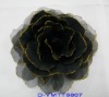 Wholesale Fashion hair clip silk flower black color