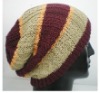 Wholesale Fashion acrylic knitted hat with jacquard