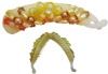 Wholesale Lot of 3200Pcs New Plastic. Acrylic Pink lce_Red_Green_Orange_Aubergine/Banana Hair Clip
