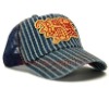 Wholesale cotton stripe trucker caps
