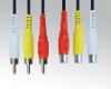 2 RCA JACK TO 2 RCA PLUG CABLE