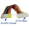 24 Pin Male to 20+4 Pin Female ATX Extension Cable