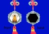 Wholesale Doubleside lcd flashing Chinese knot car decoration accessories