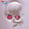 Wholesale hot bselling crystal earphone