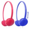 Colorful music melodic sport headphone