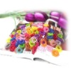 Candy colored ring hair telephone line / Hair Accessories (100 pcs / bag)